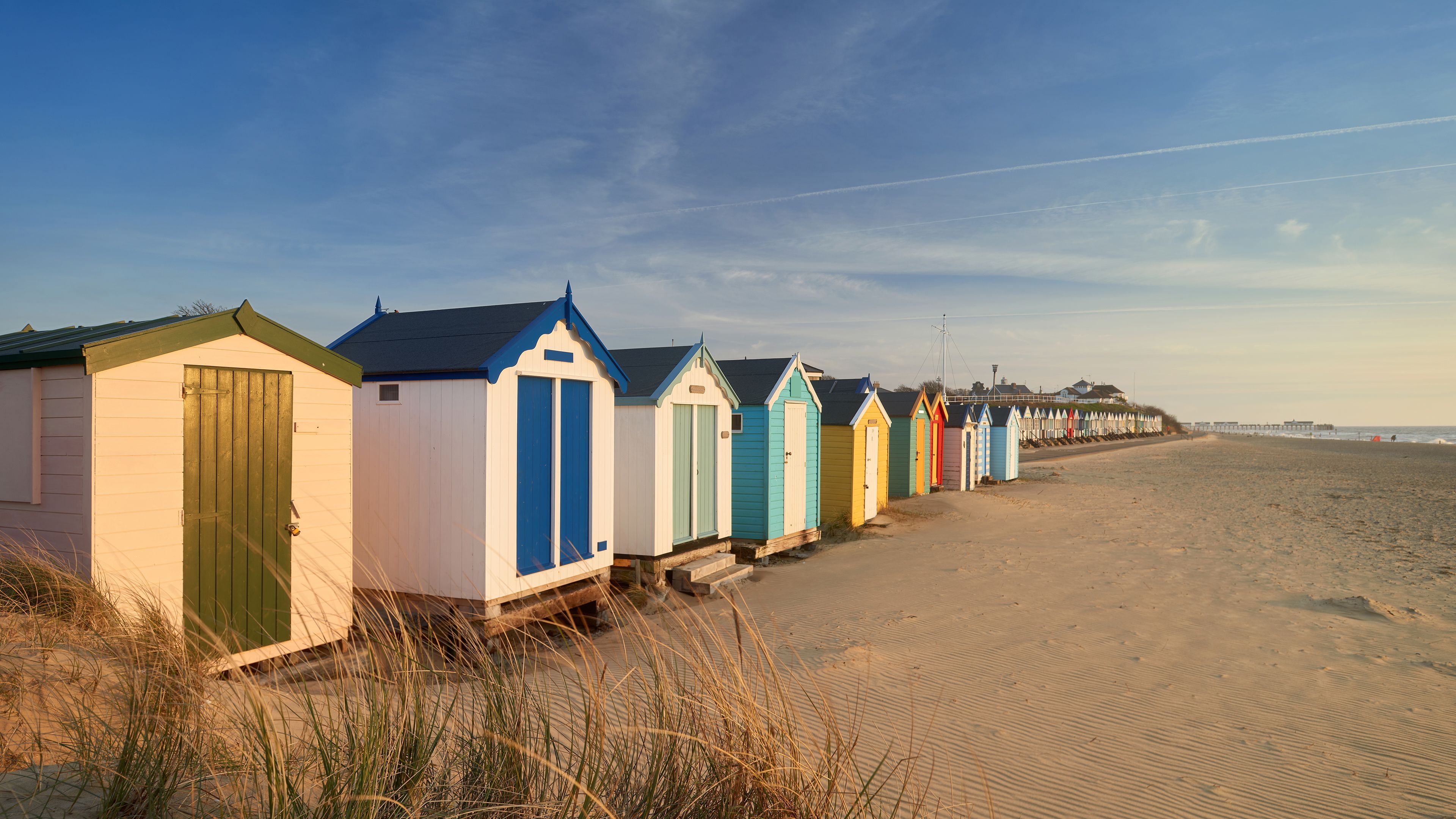 Cabanes de plage, Southwold, Suffolk Heritage Coast, Angleterre (© stevendocwra/Getty Images)